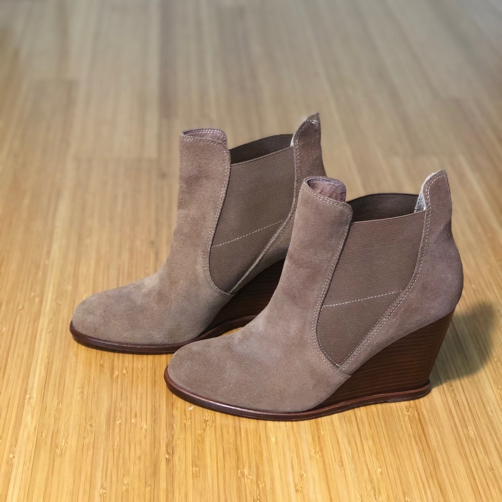 Corso Como Suede Tan Booties